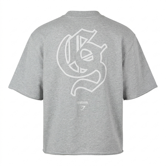 GYMSHARK Performance T-Shirt Light Grey Core Marl