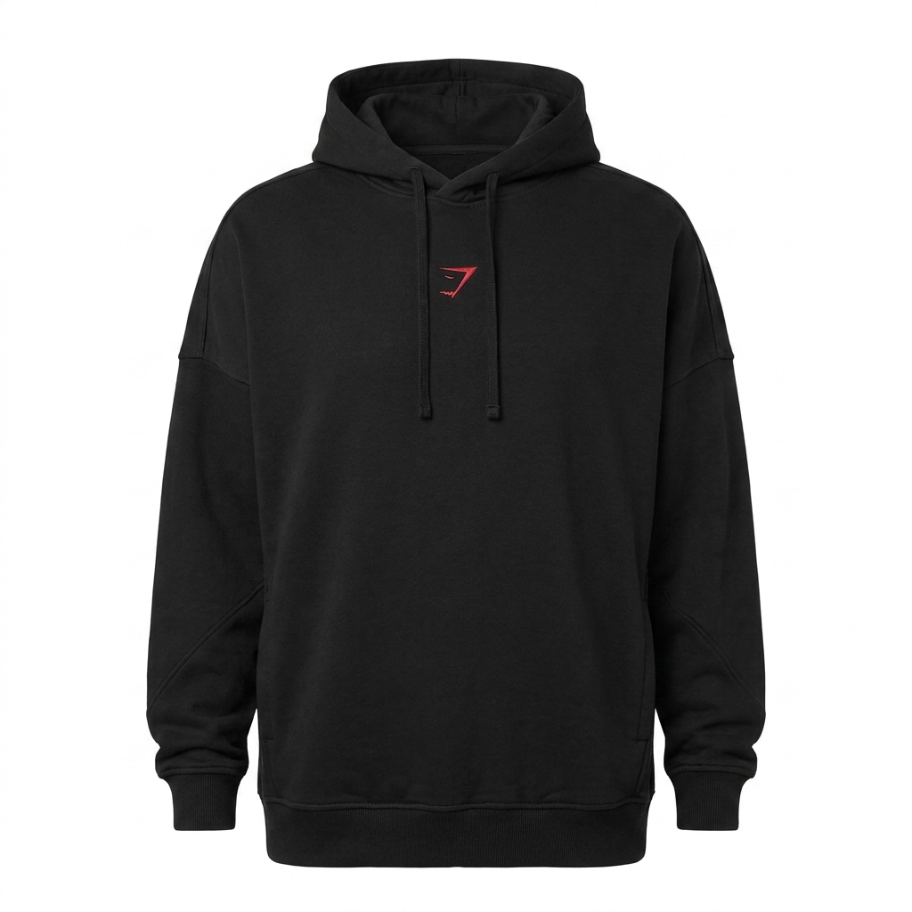 GYMSHARK Power Hoodie Black