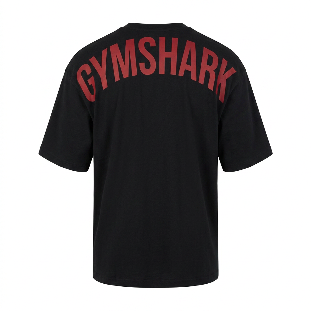 GYMSHARK Power T-Shirt Black 3