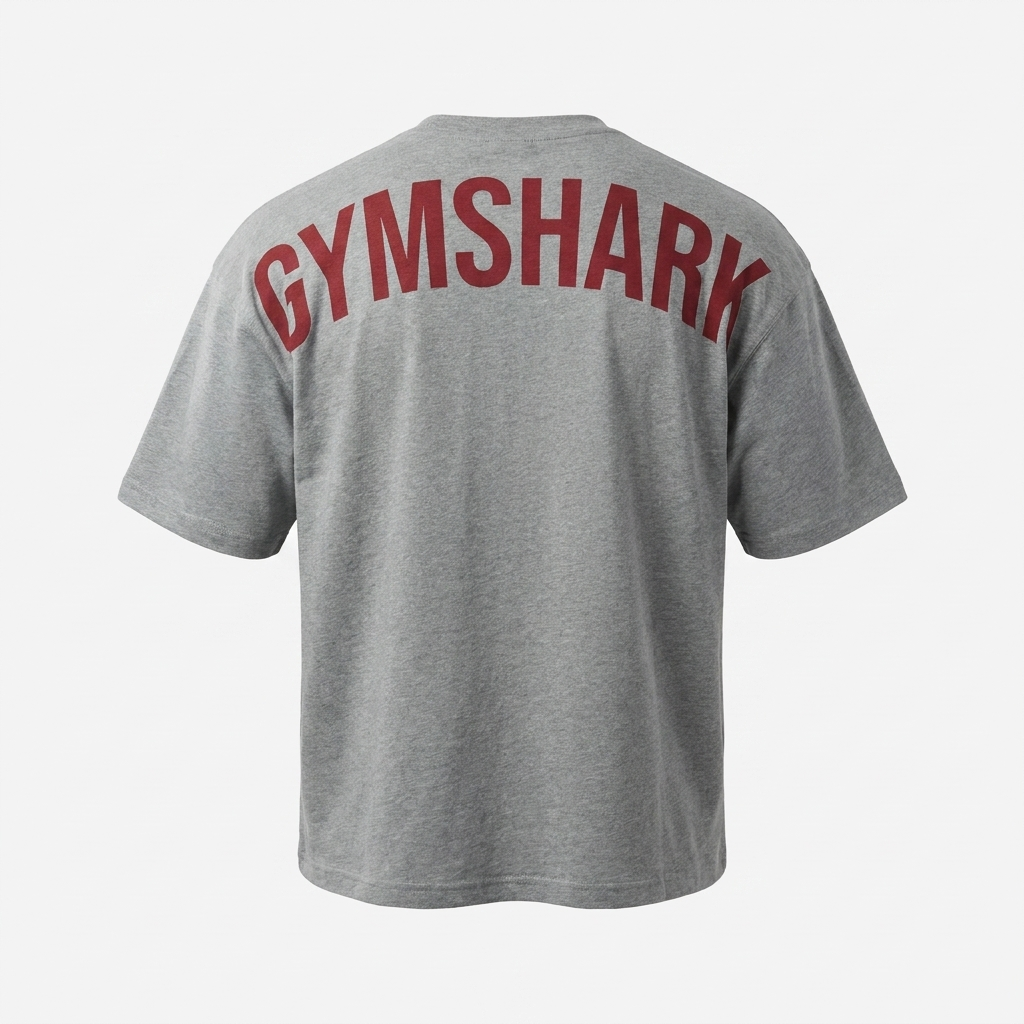 GYMSHARK Power T Shirt T-Shirt Grey 6