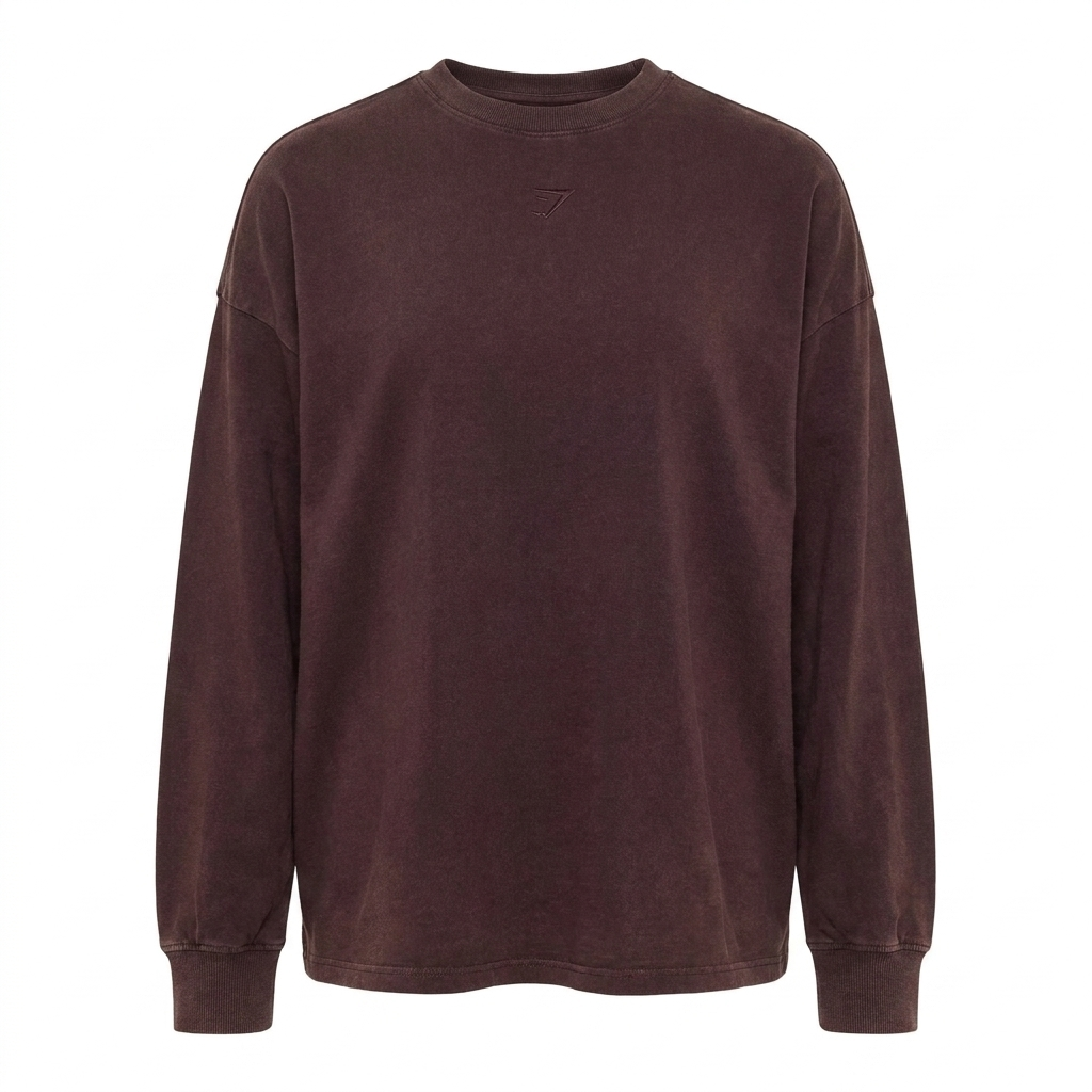 GYMSHARK Power Washed Long Sleeve Top