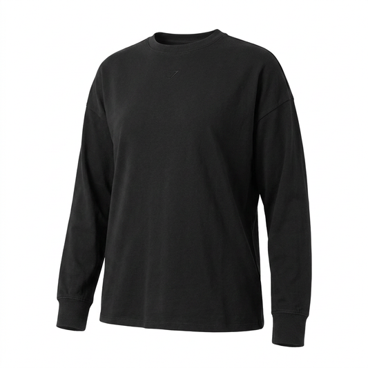 GYMSHARK Power Washed Long Sleeve Top