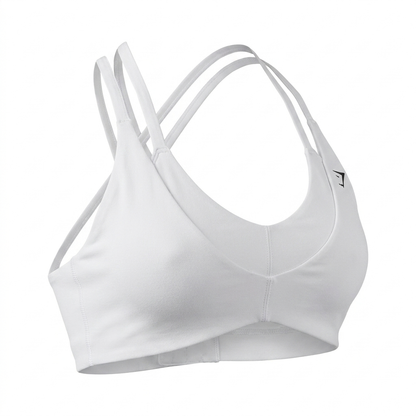 Women's Gymshark Reps T Back Sports Bra White