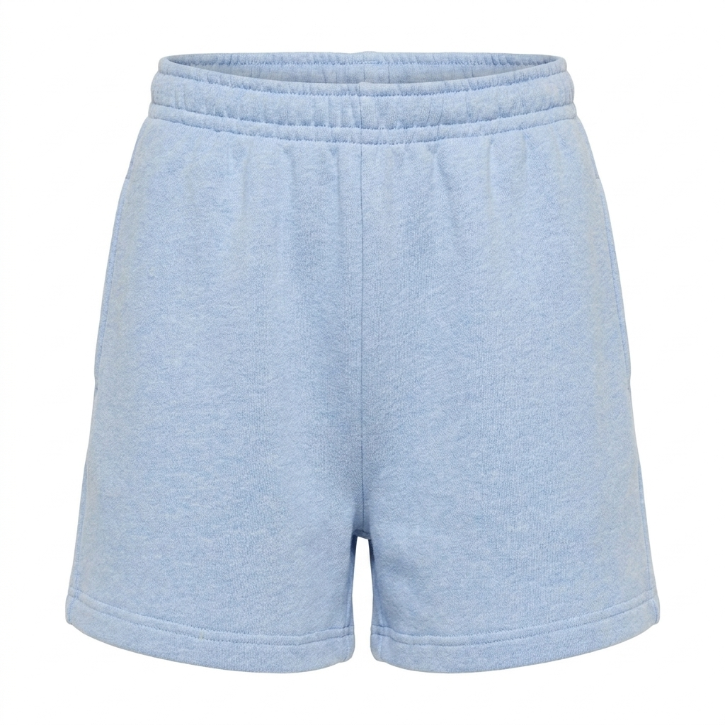 Women's Gymshark Rest Day Sweats 2.0 Shorts Blue Marl