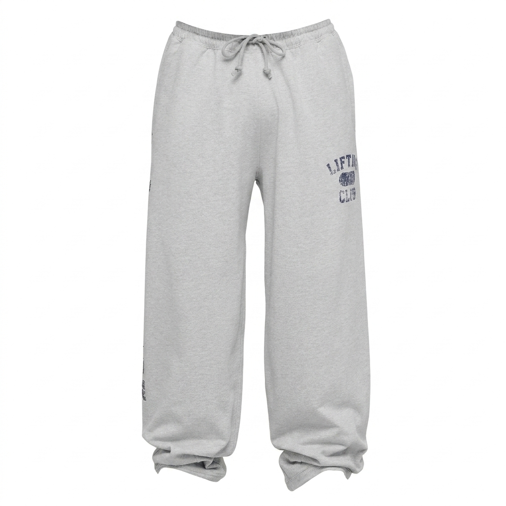 GYMSHARK Retro Collegiate Graphic Wide Leg Pants
