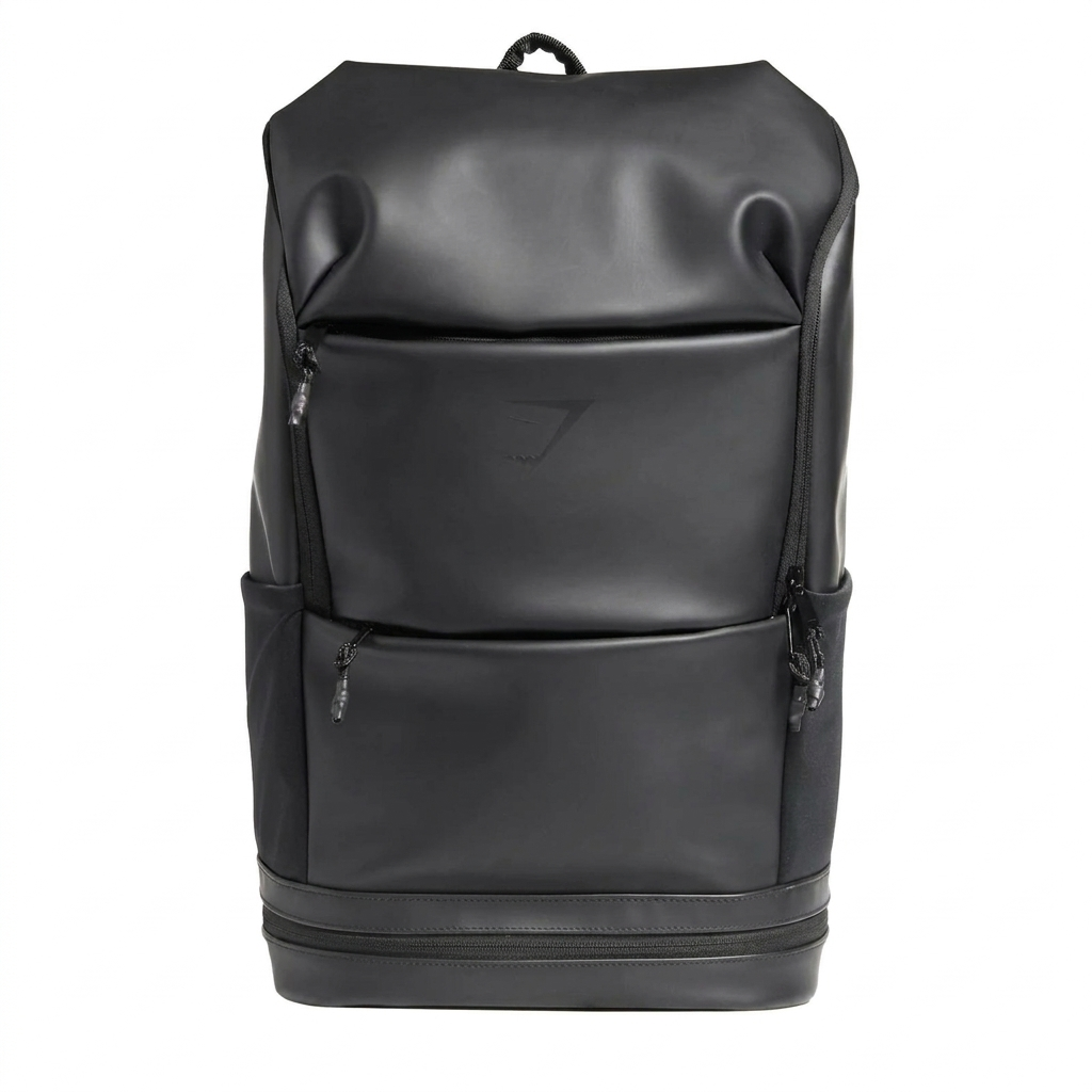 GYMSHARK Sleek Backpack Black
