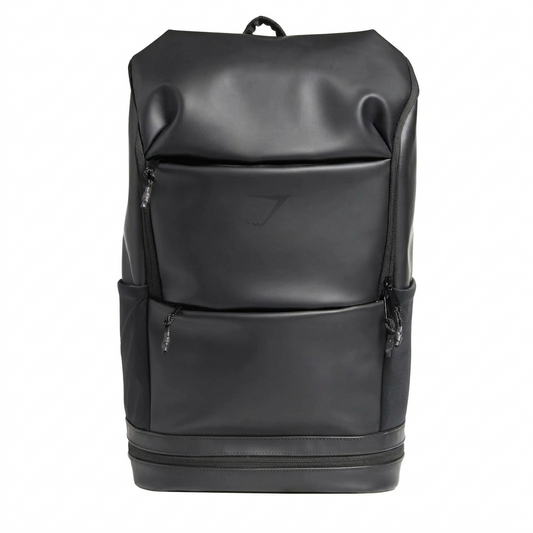 GYMSHARK Sleek Backpack Black