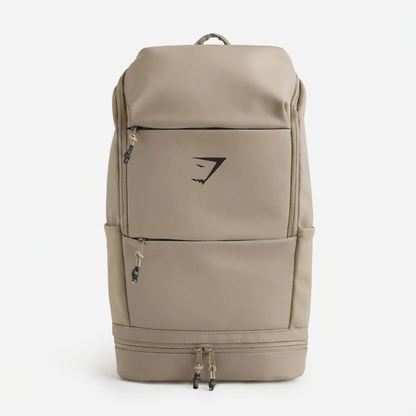 GYMSHARK Sleek Backpack Cement Brown