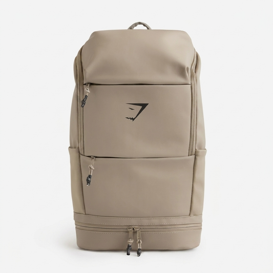 GYMSHARK Sleek Backpack Cement Brown