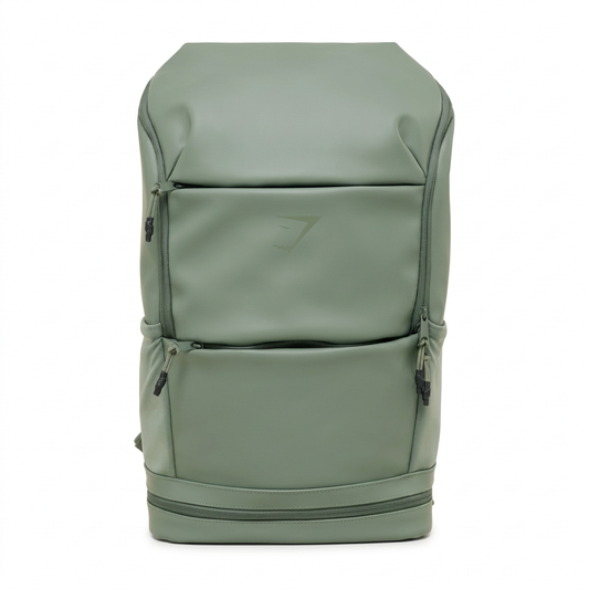 GYMSHARK Sleek Backpack Green