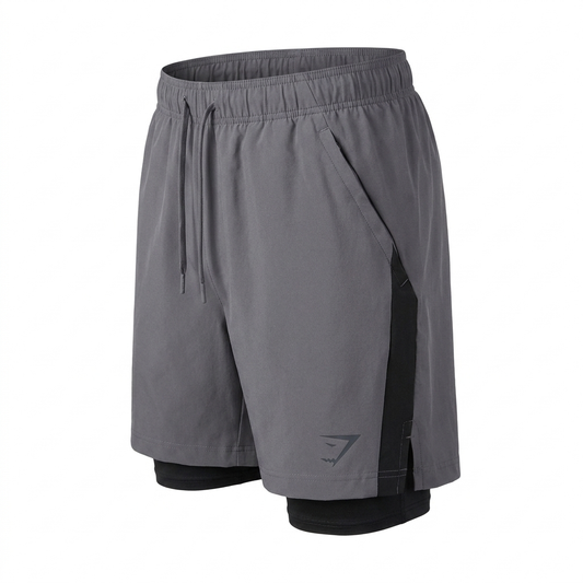 Gymshark Sport 7" 2 In 1 Shorts Dark Grey