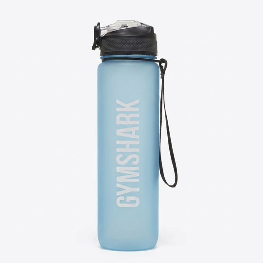 Women's Gymshark Sports Bottle With Straw Bench Blue