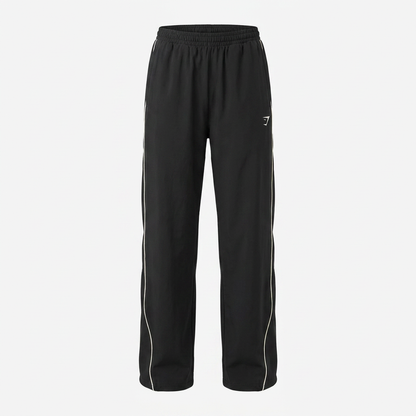 Women's Gymshark Stitch Feature Woven Pants Black