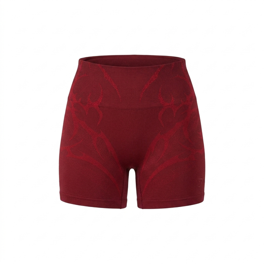 GYMSHARK Storm Seamless Shorts Sets Red/Carmine Red