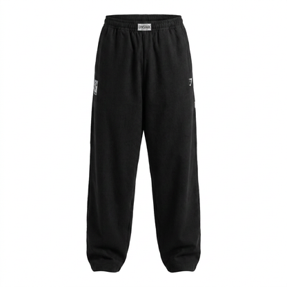 GYMSHARK Straight Leg Pumper Pants Black