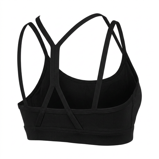 Women's Gymshark Strap Feature Sports Bra Black