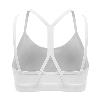 Women's Gymshark Strap Feature Sports Bra White