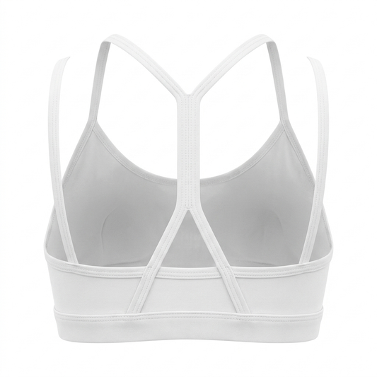 Women's Gymshark Strap Feature Sports Bra White