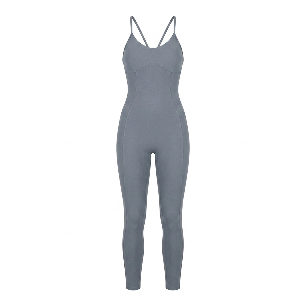 Women's Gymshark Strappy All In One Iron Blue