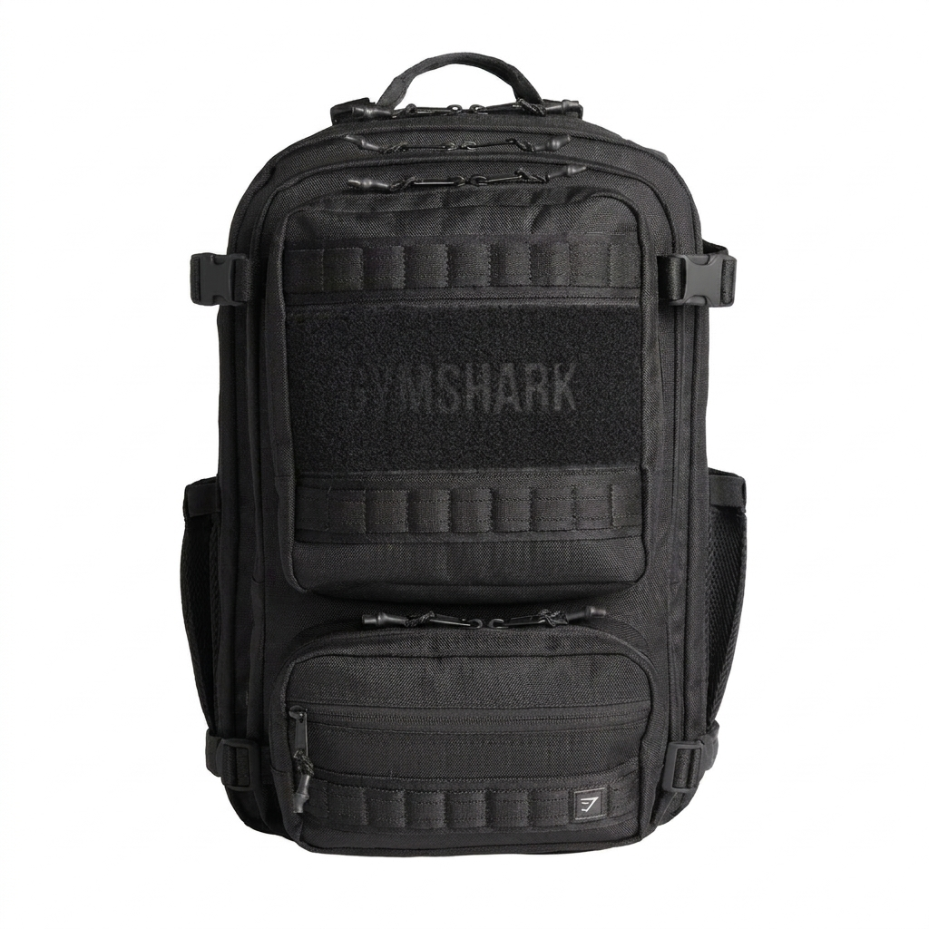 Women's Gymshark Tactical Backpack Black