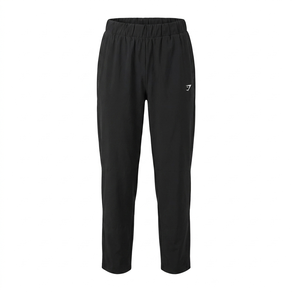 Women's Gymshark Tapered Woven Pants Black