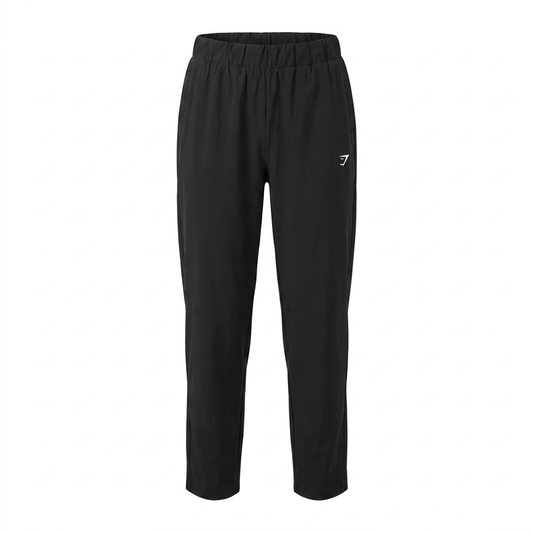 Women's Gymshark Tapered Woven Pants Black