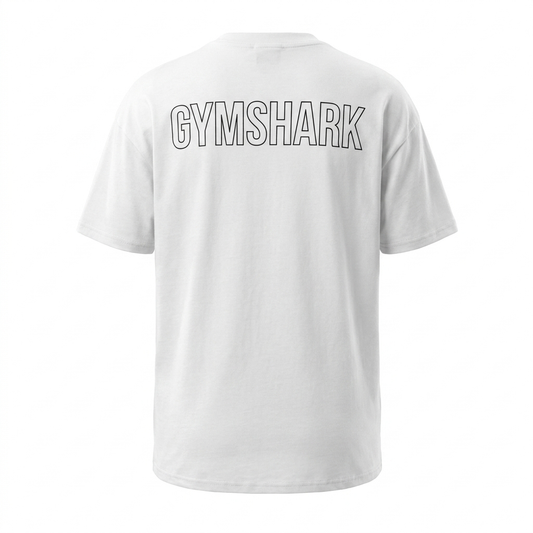 Women's Gymshark Trace Graphic Oversized T-Shirt White