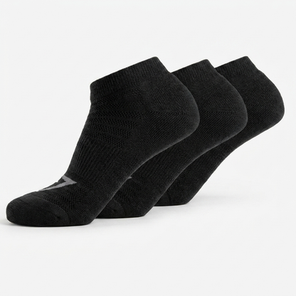 Women's Gymshark Trainer Socks 3Pk Black