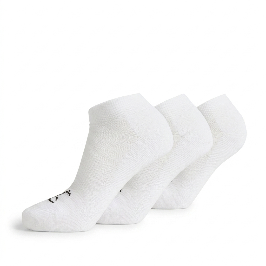 Women's Gymshark Trainer Socks 3Pk White