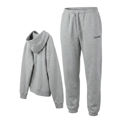 GYMSHARK Training Fleece Joggers Light Grey Core Marl