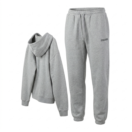 GYMSHARK Training Fleece Joggers Light Grey Core Marl