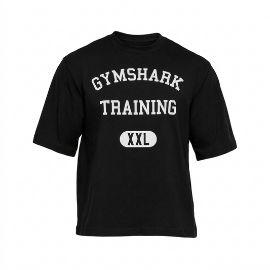 GYMSHARK Training Graphic T-Shirt Black