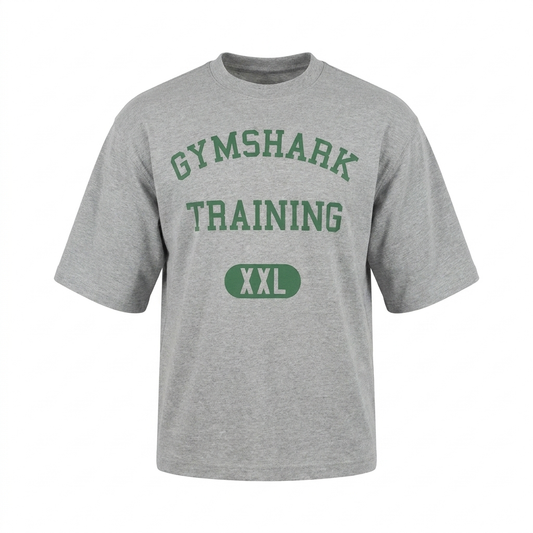 GYMSHARK Training Graphic T-Shirt Light Grey