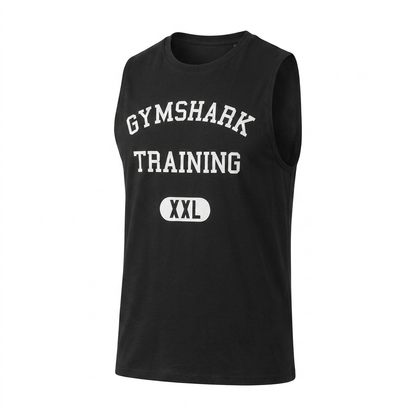 GYMSHARK Training Graphic Tank Black