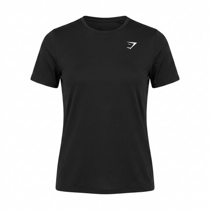 GYMSHARK Training T Shirt Black