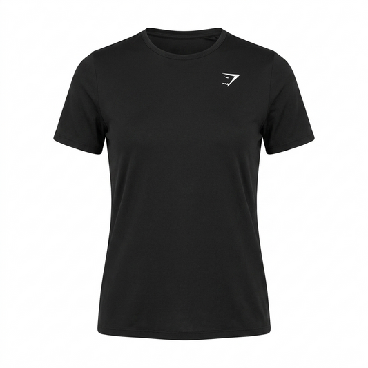 GYMSHARK Training T Shirt Black