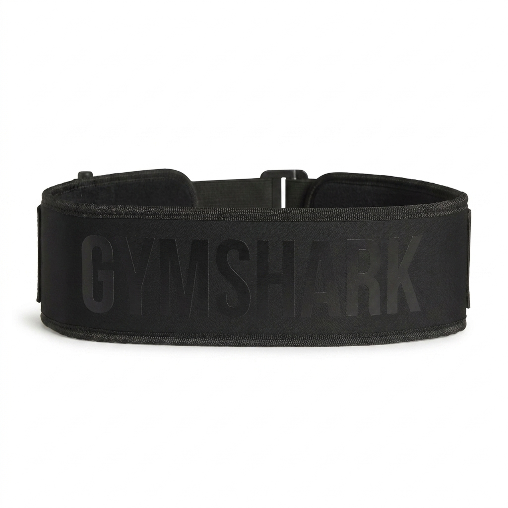 Gymshark Velcro Weightlifting Belt Black