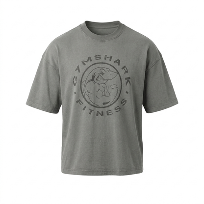 GYMSHARK Vintage Legacy T-Shirt Ash Grey