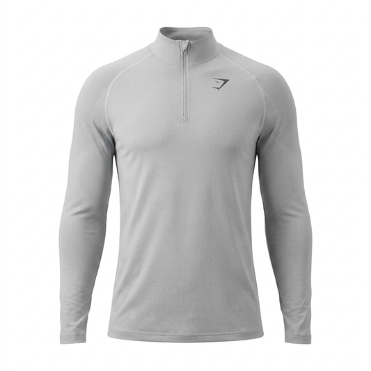 Gymshark Vital 1/4 Zip Light Grey