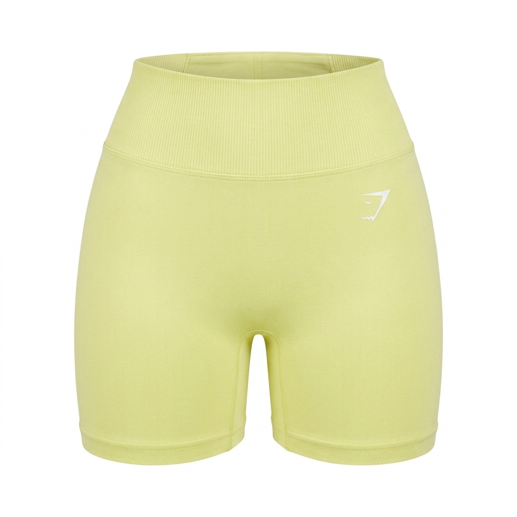 GYMSHARK Vital Seamless Shorts Yellow