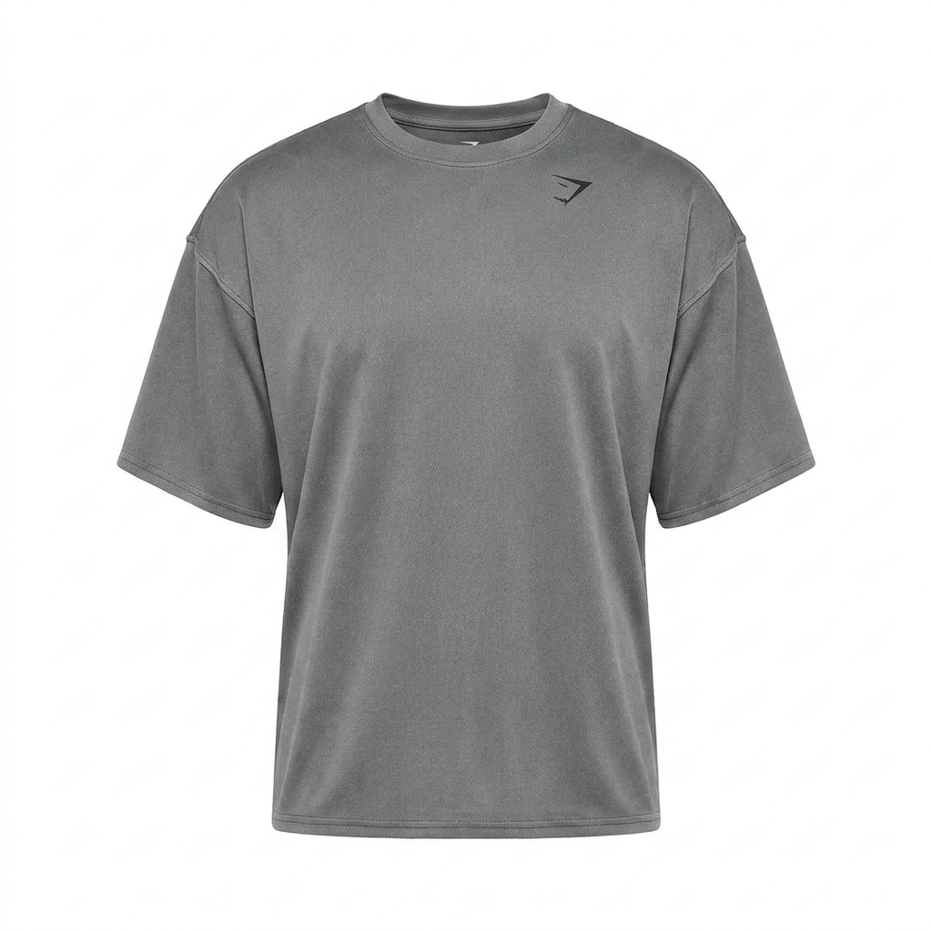 GYMSHARK Washed Pastels T-Shirt Black/Wash
