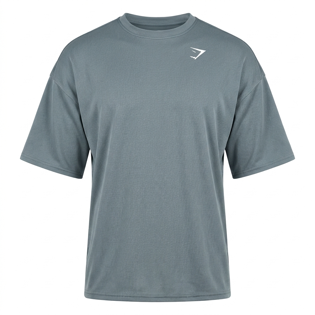 GYMSHARK Washed Pastels T-Shirt Stealth Blue/Wash
