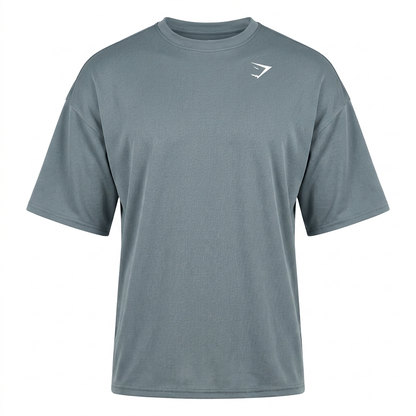 GYMSHARK Washed Pastels T-Shirt Stealth Blue/Wash