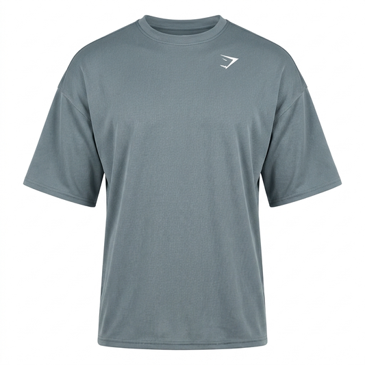 GYMSHARK Washed Pastels T-Shirt Stealth Blue/Wash