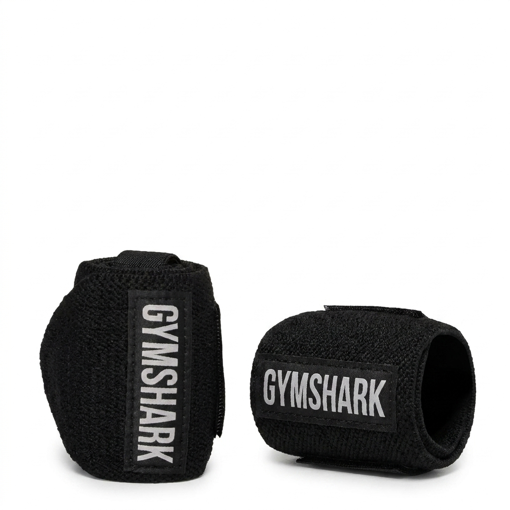 Women's Gymshark Wrist Straps Black