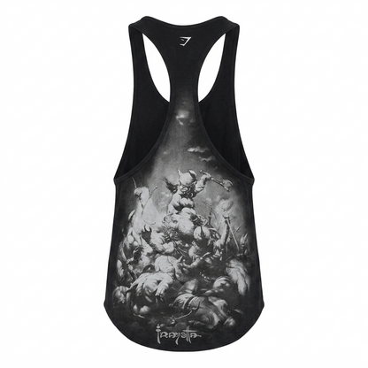 Gymshark x Frazetta Power Stringer Black