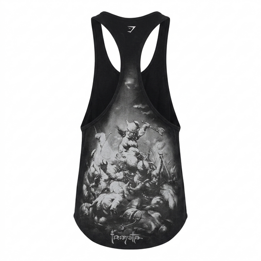 Gymshark x Frazetta Power Stringer Black