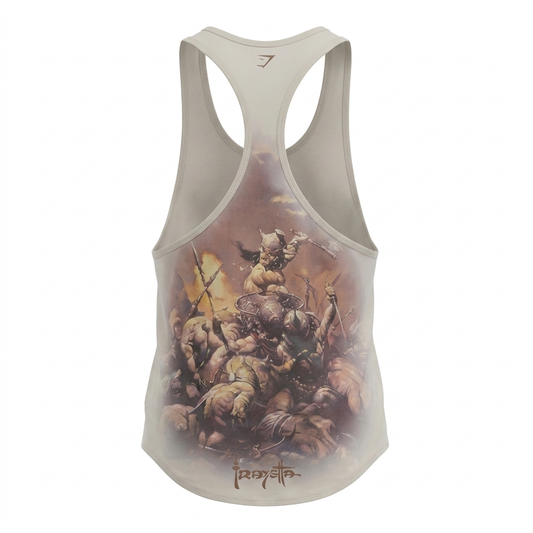 Gymshark x Frazetta Power Stringer Tinted White