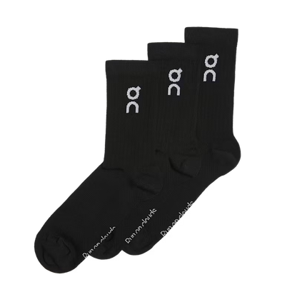 ON Logo Sock 3-Pack Black — ON CLOUD | Authentic India