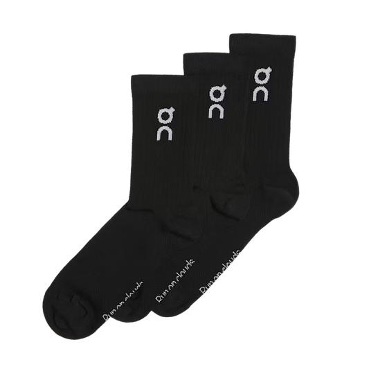 ON Logo Sock 3-Pack Black — ON CLOUD | Authentic India